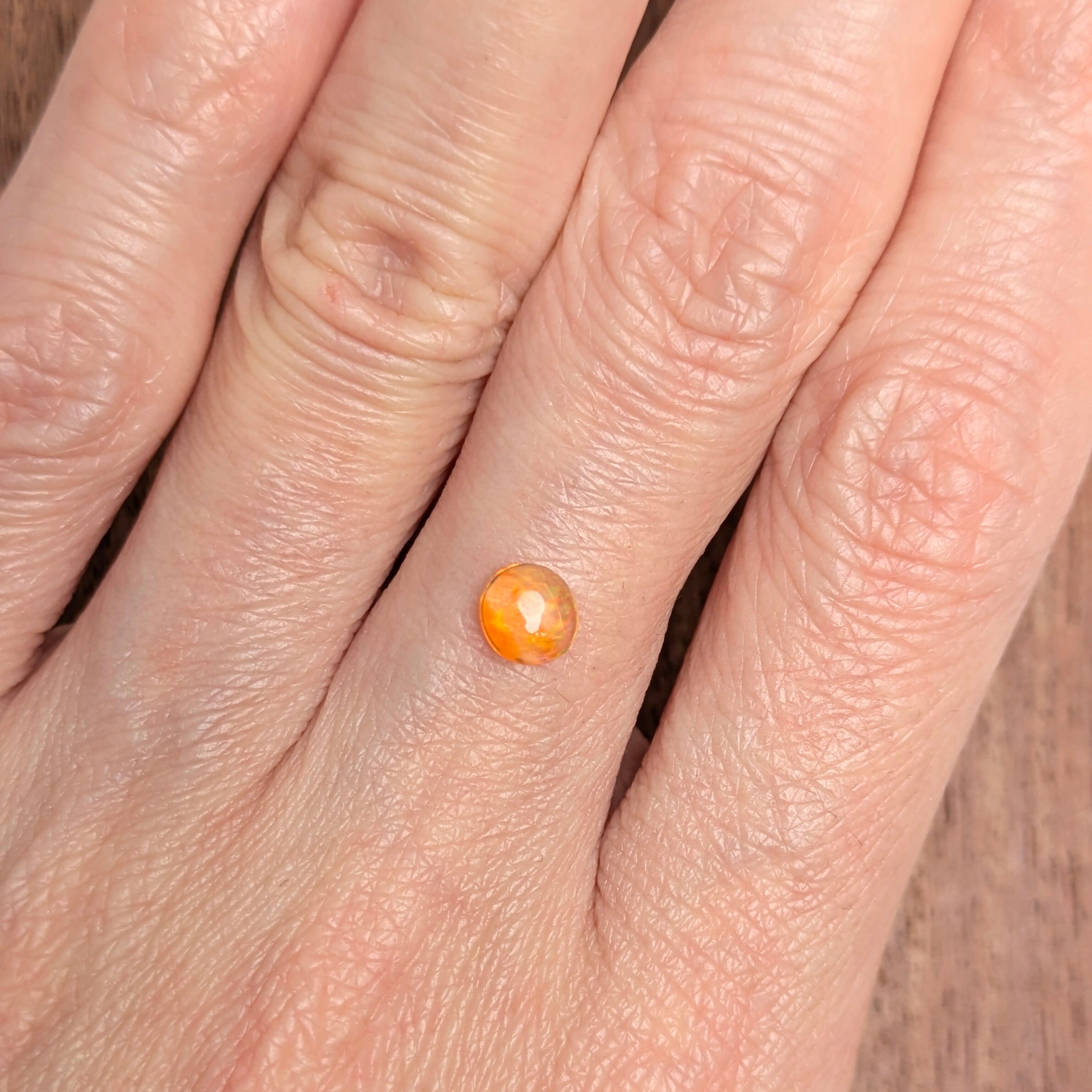 ファイアオパールルース メキシコ産 【0.33ct】PRO208262 | Gem's