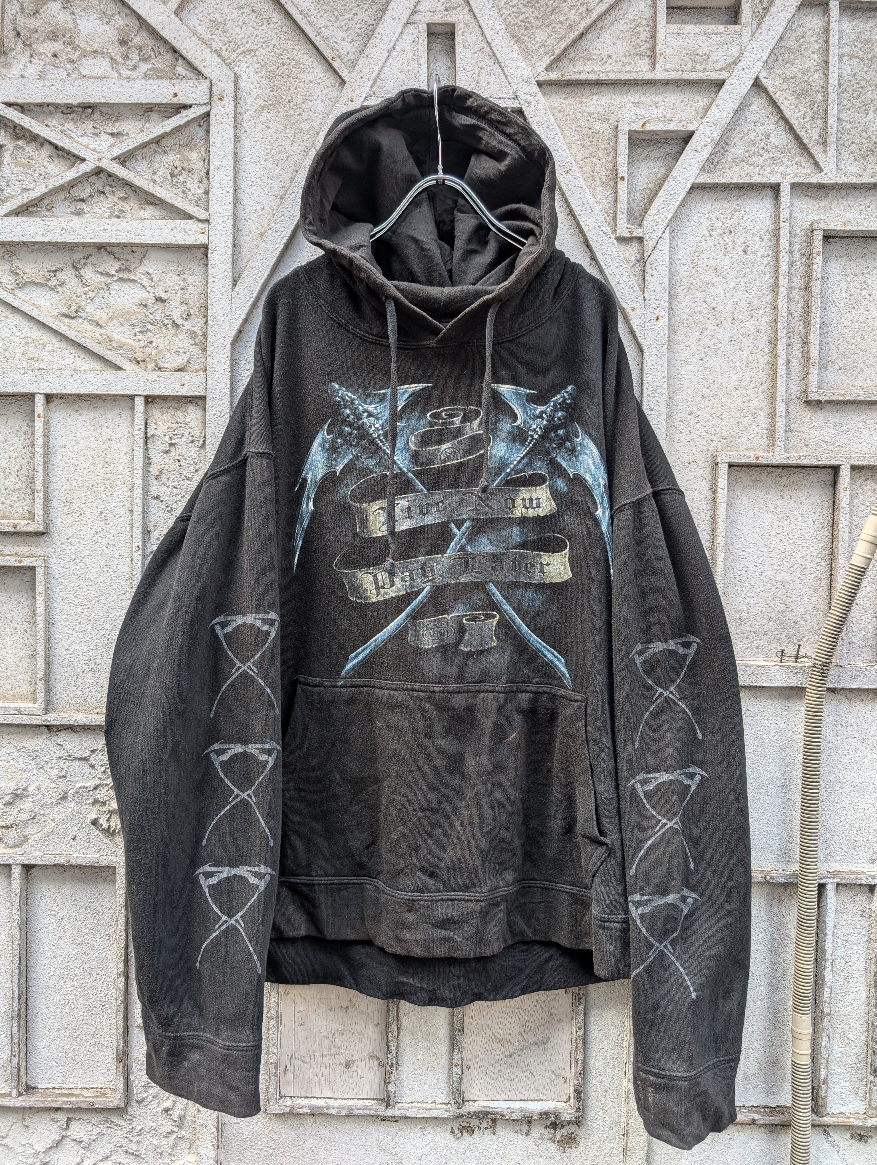 "GRIM REAPER" both side print hoodie