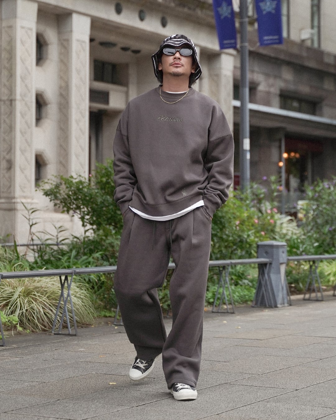 Re:room】TUCK WIDE SWEAT PANTS［REP302］ | #Re:room（リルーム）