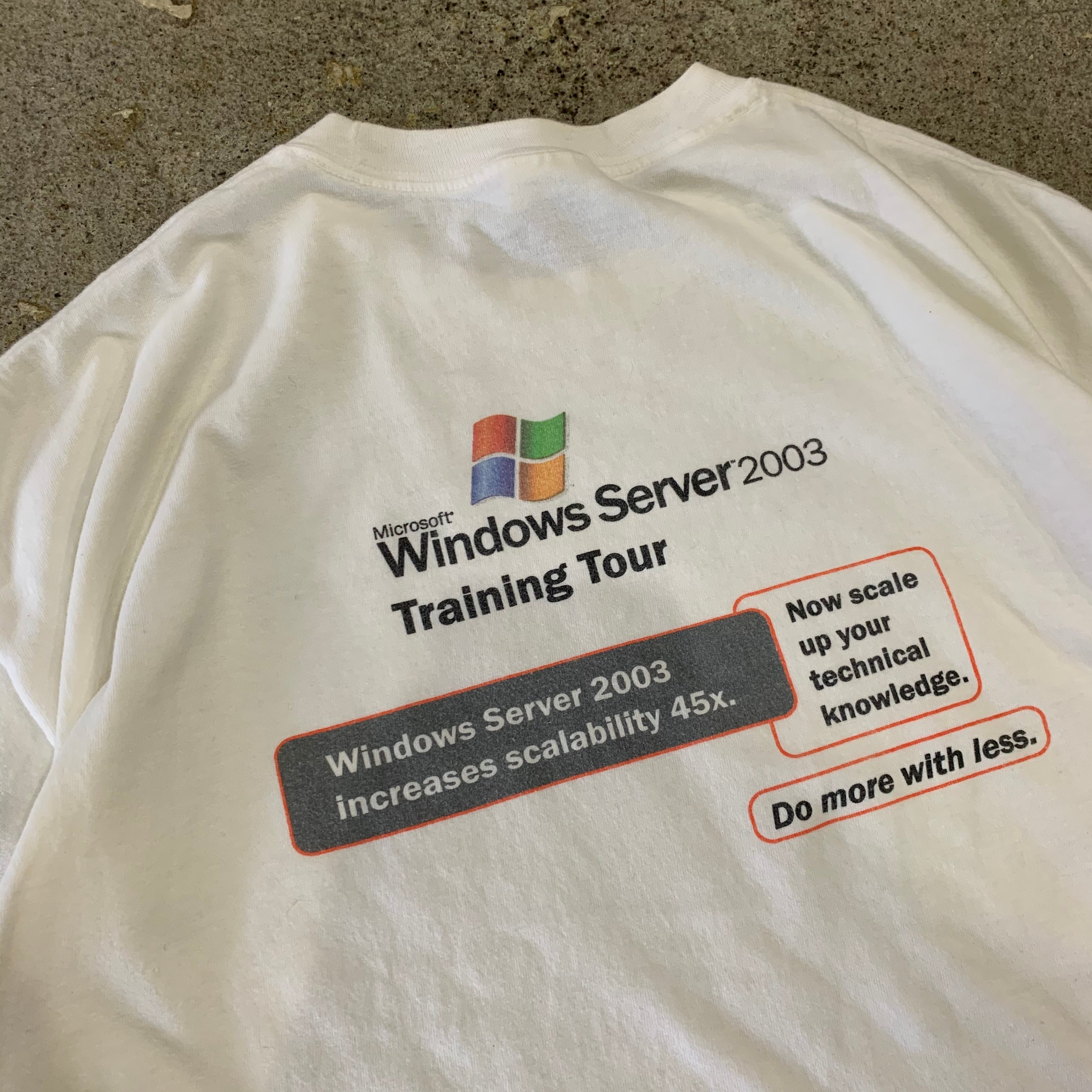 00s Microsoft Windows T-shirt | What’z up powered by BASE