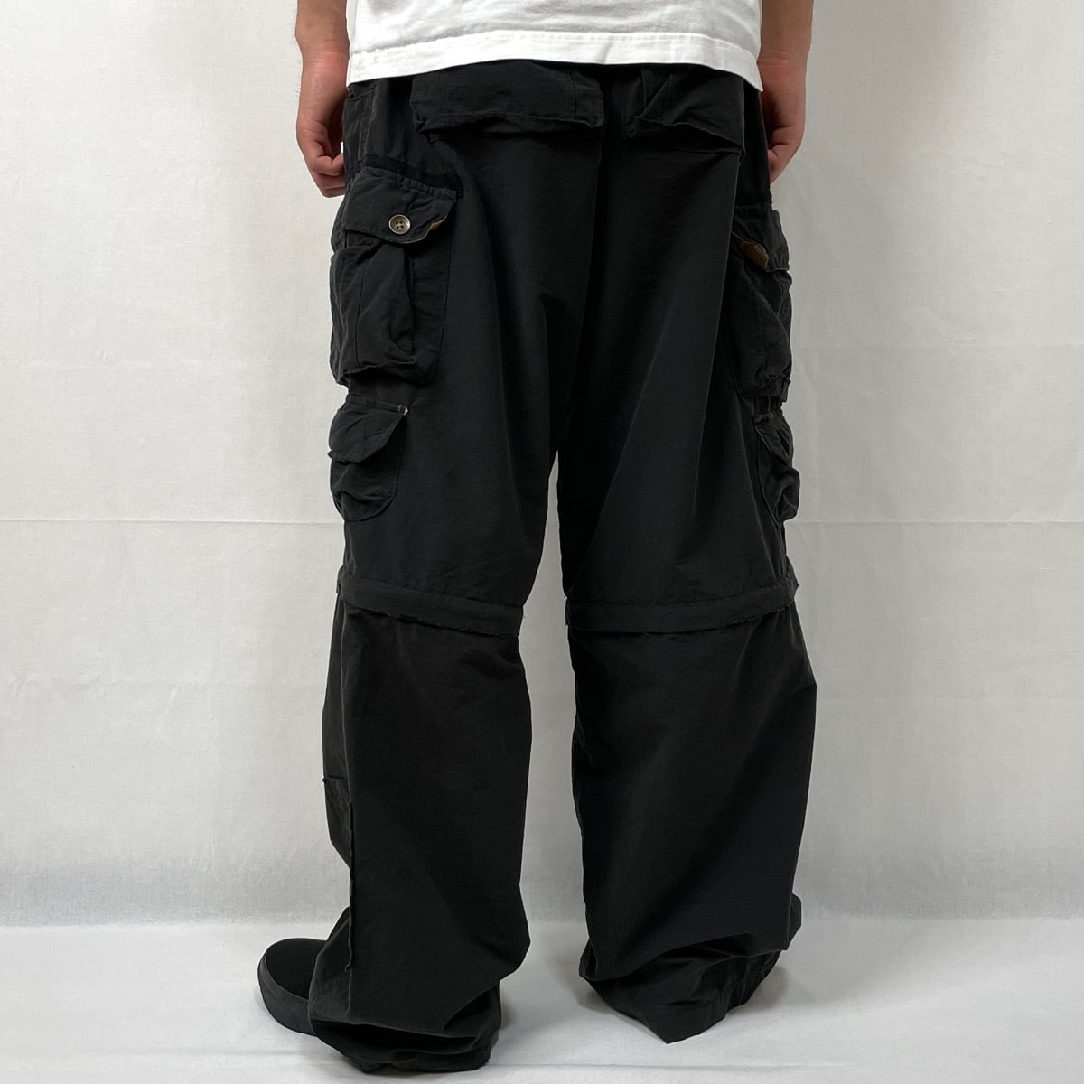 極太00s アバクロ ミリタリー バギーフレアカーゴパンツ Y2Kギミック 極太00s アバクロ ミリタリー バギーフレアカーゴパンツ Y2Kギミック