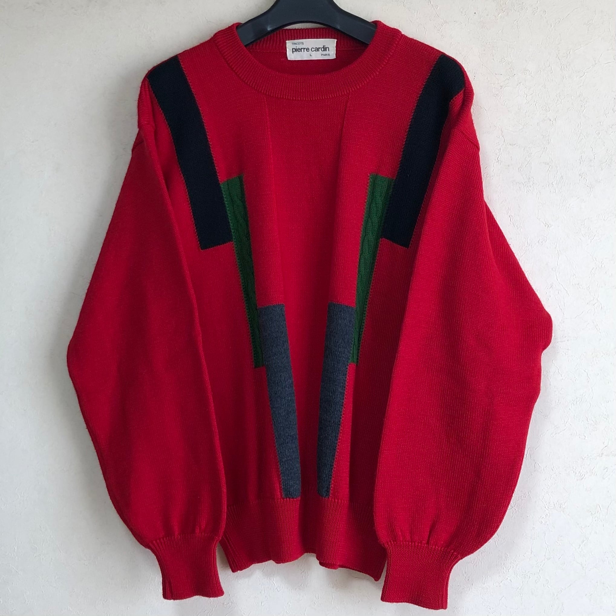 【Lサイズ】90's pierre cardin ピエール カルダン ニットセーター | Ringhio USED STORE powered by  BASE
