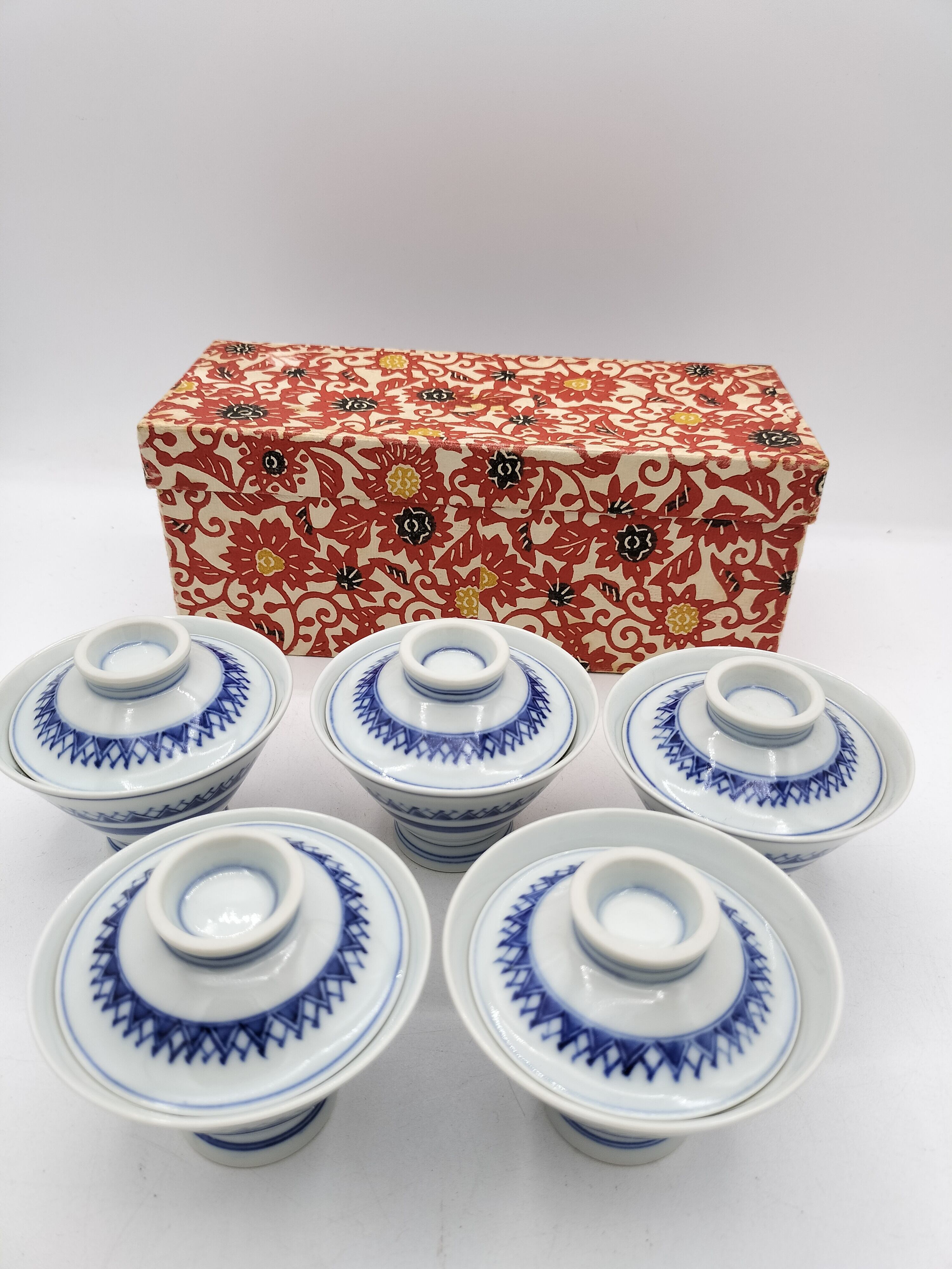 出物】煎茶道具 茶入 染付 竹林 平安春峰 a953 | 有限会社いとお