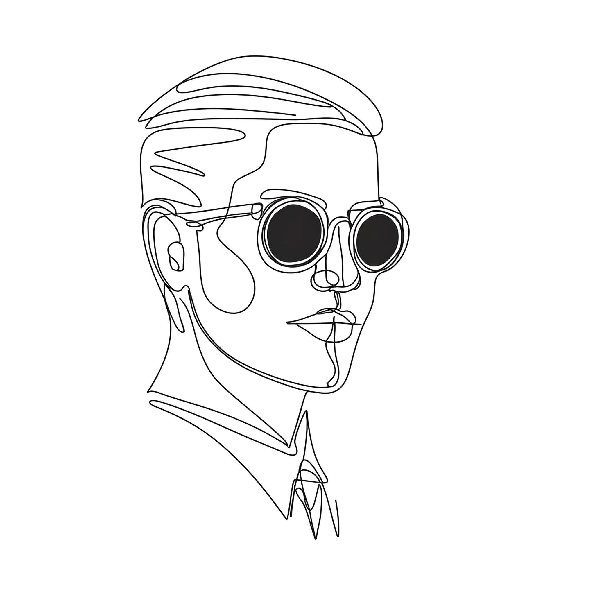 専用　手描きイラスト　オリジナル　和装男子　ドローイング 君への渇望 #illust #illustrator #illustration #イラスト