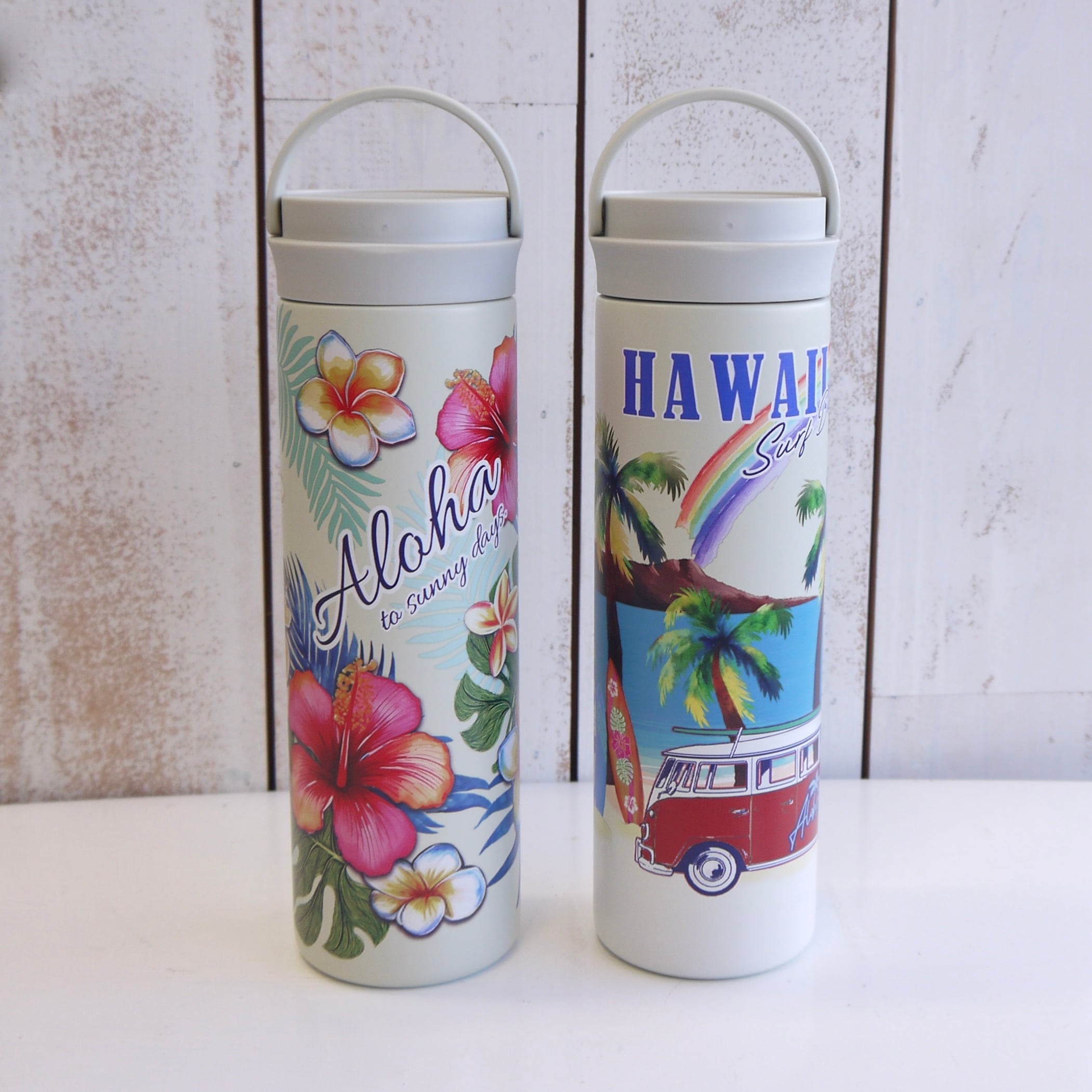 ☆ハワイアン雑貨☆aloha ハワイ ボトル／水筒／タンブラートロピカル