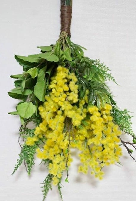 4.ミモザスワッグ フラワースワッグ＃4（ミモザライン） | Through flowers