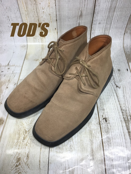 トッズ TOD'S スエードハイカット 24.5センチ