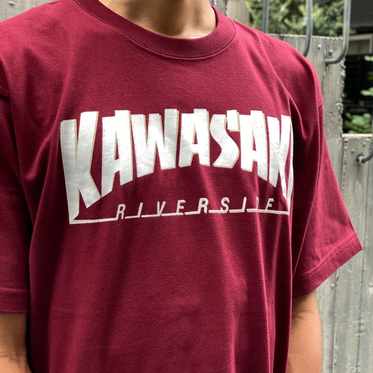 RIVERSIDE BASE 『KAWASAKI』T-SHIRTS - KAWASAKI RED -