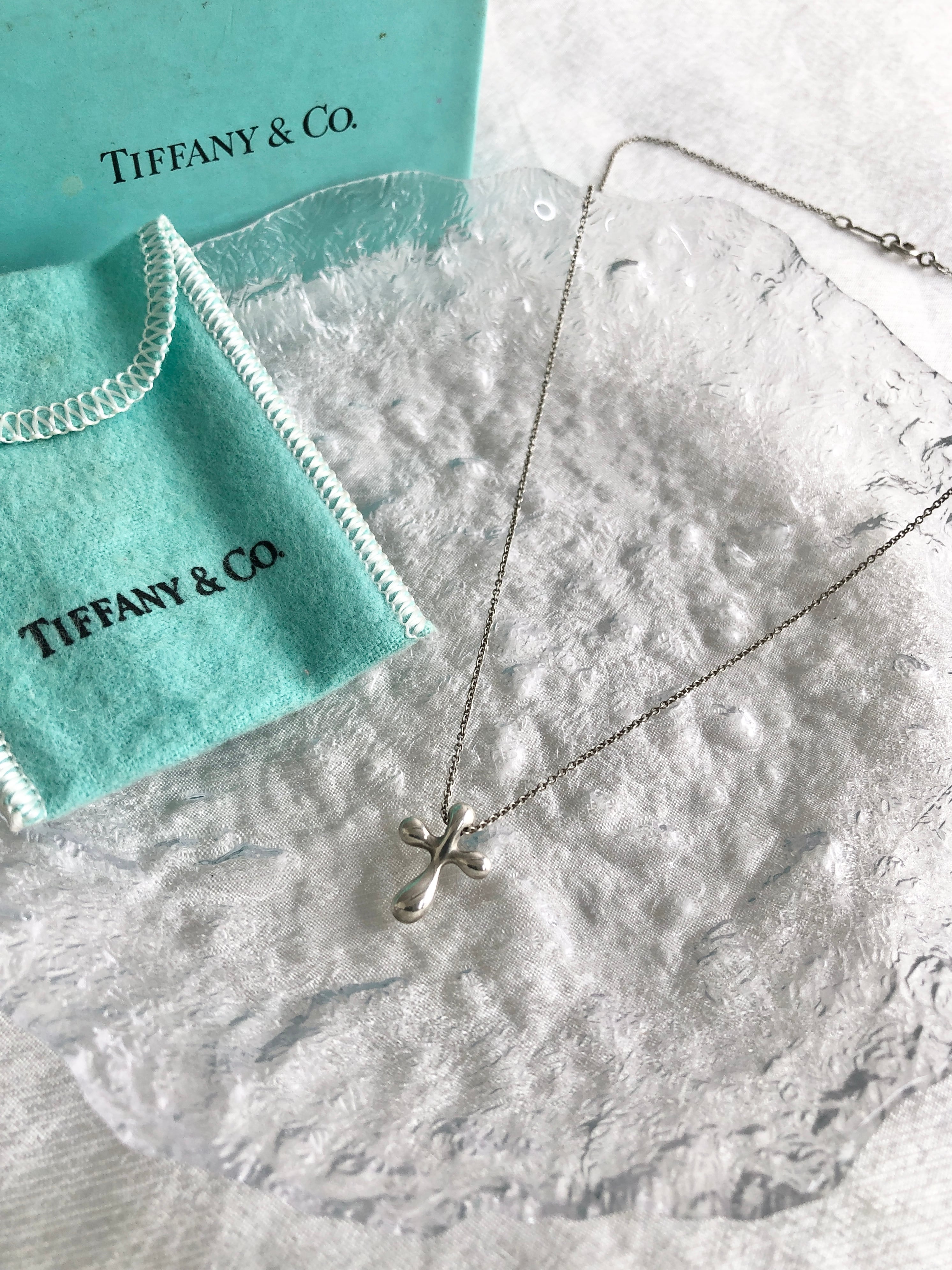 Tiffany & Co. ティファニー ネックレス シルバー クロス 925 vintage