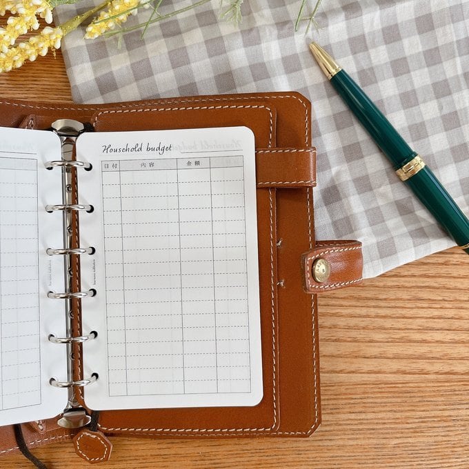 Franklin Planner スケジュール帳 バインダー リフィル 貯金