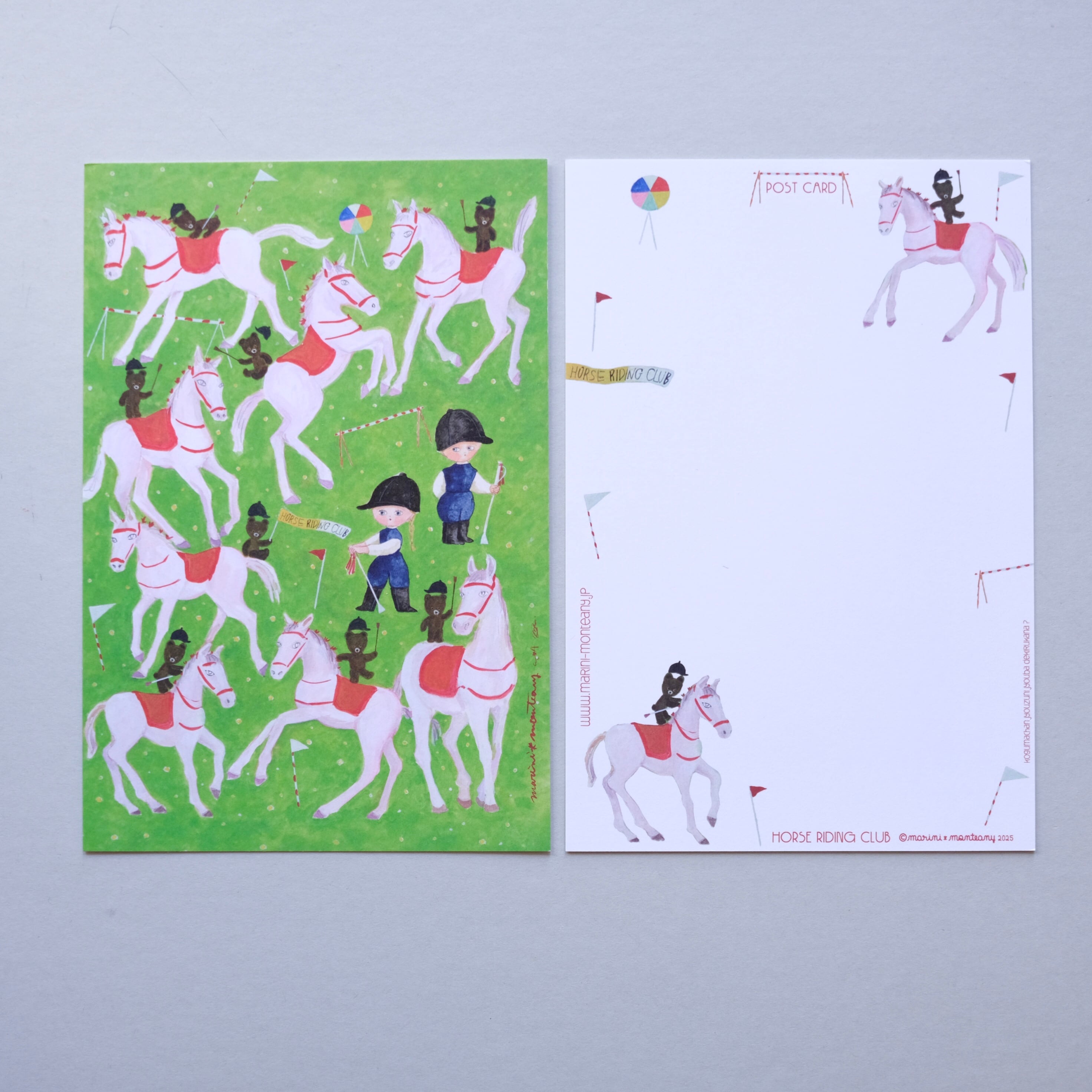 post card 「HORSE RIDING CLUB」no.219