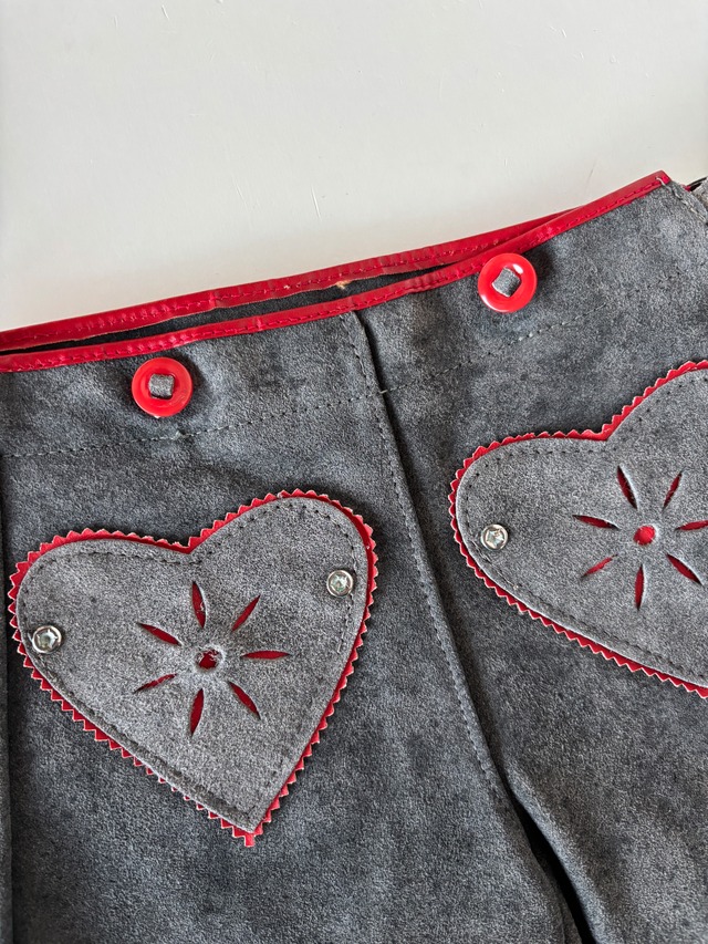 【3-4T相当・vintage】ハートショートパンツ