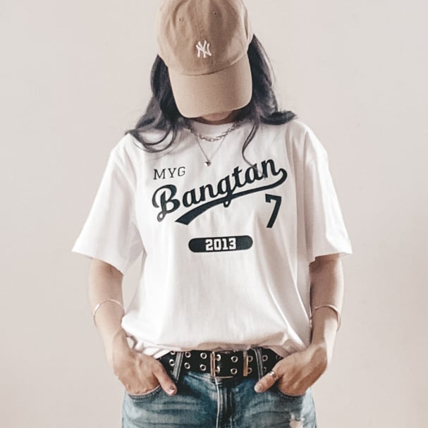 Team Bangtan Tシャツ（ホワイト） | CRYSTAL SNOW