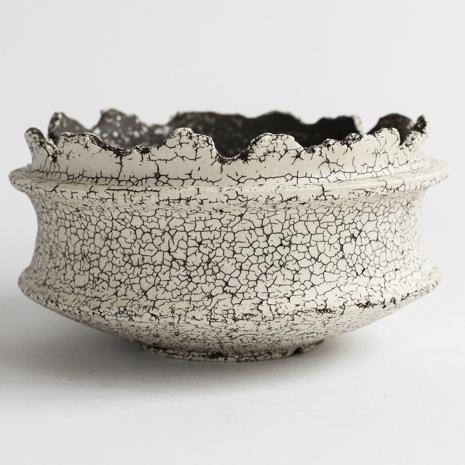 -罅化粧- Crack Cylinder Pot(中根楽) ※XL No.002