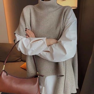 変形デザインニット