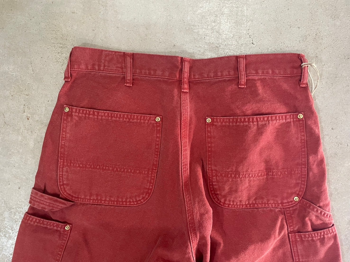 メンズ orSlow オアスロウ DAD'S FIT OXFORD PAINTER PANTS ダッズ