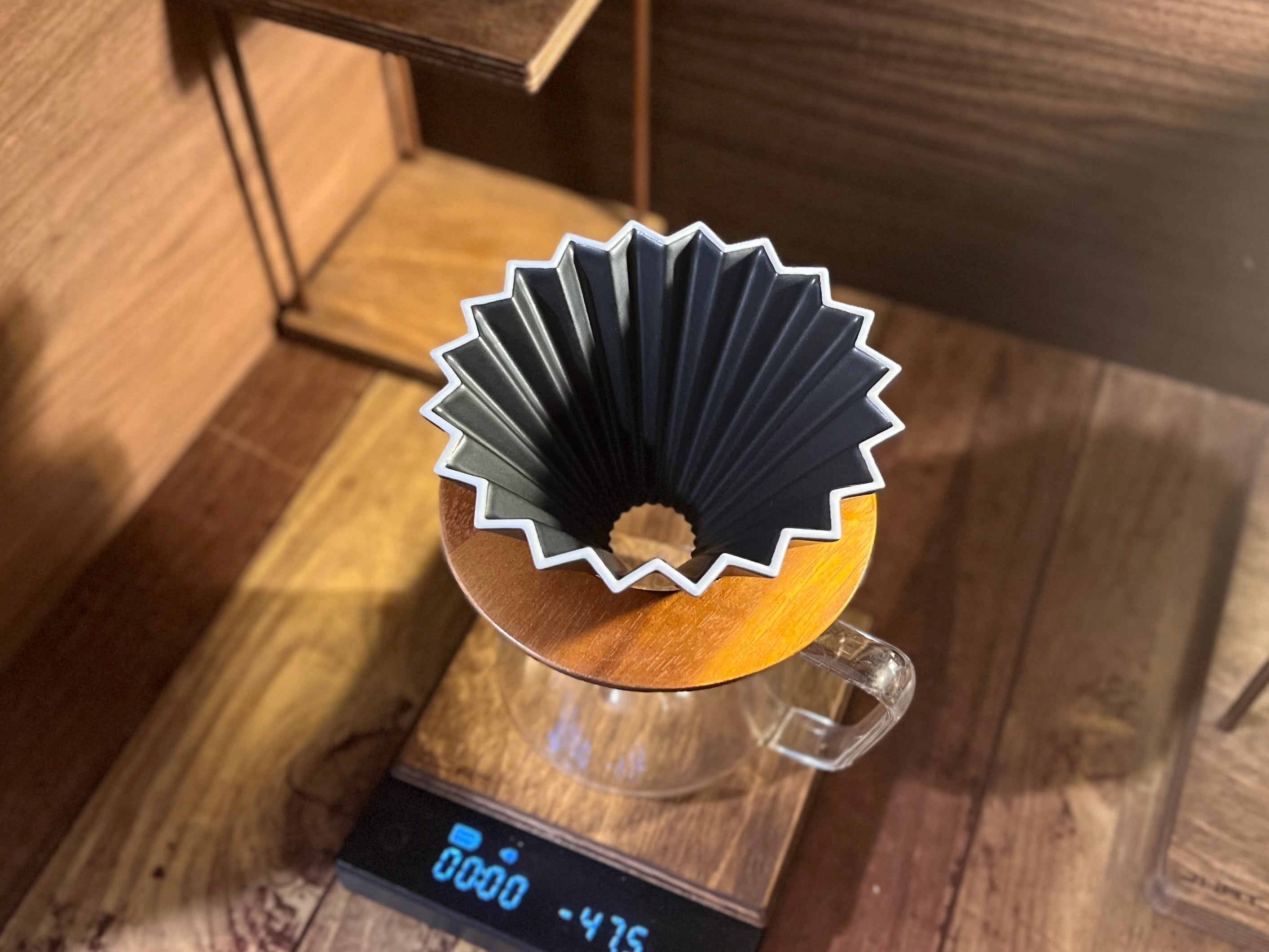 ORIGAMI Dripper S マットブラック | COFFEE LAB KOMAMEYA