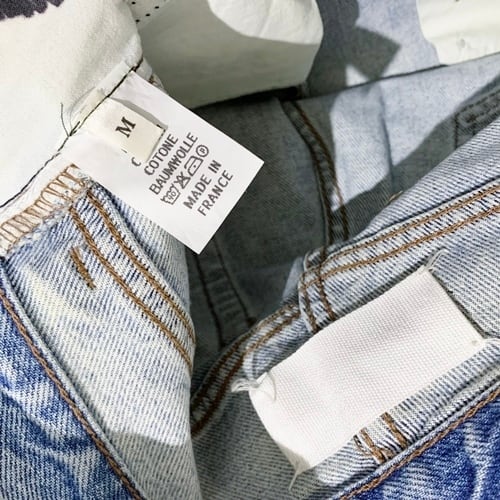 Maison Martin Margiela メゾン マルタン マルジェラ 初期 アーティザナル ペンキ加工デニムパンツ 白タグ グレー M  【代官山k02】 | ブランド古着Brooch powered by BASE