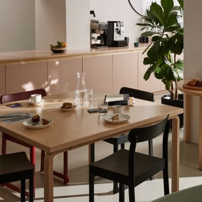 80B テーブル （100×60cm）ナチュラルラッカー［ アルテック ］ | REAL