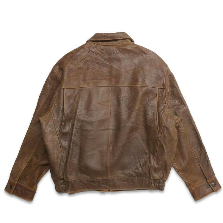 古着 ドッカーズ DOCKERS A-2タイプ レザージャケット 着脱ライナー