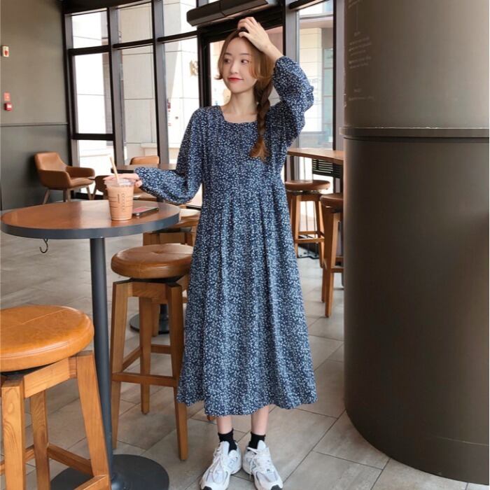 スプリングフローラルAラインスカート 春物 花柄 1号婦人66578025588