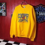 【90s USA製】RUSSELL ATHLETIC 企業スウェット　黄色　XL ラッセル