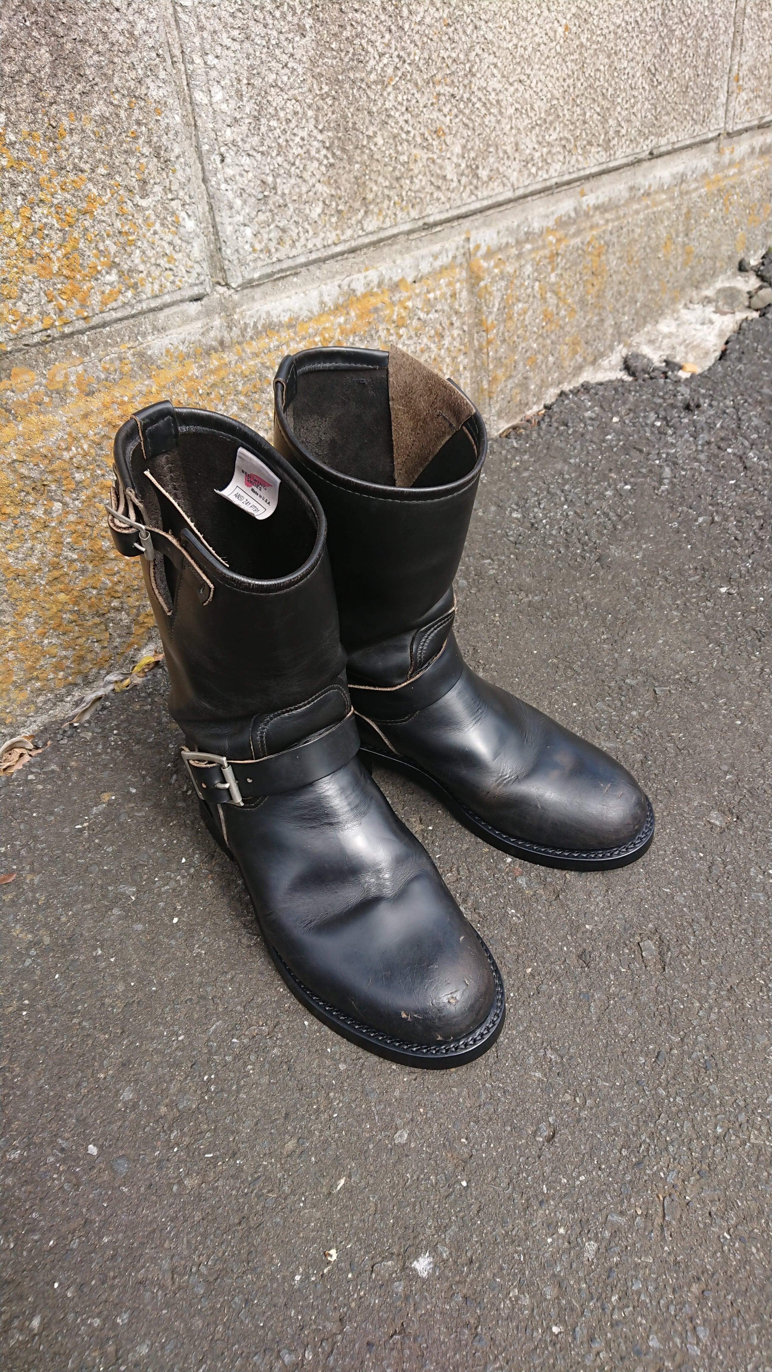 販売スペシャル RED WING 2268 エンジニアブーツ 茶芯 pt91 低ベルト