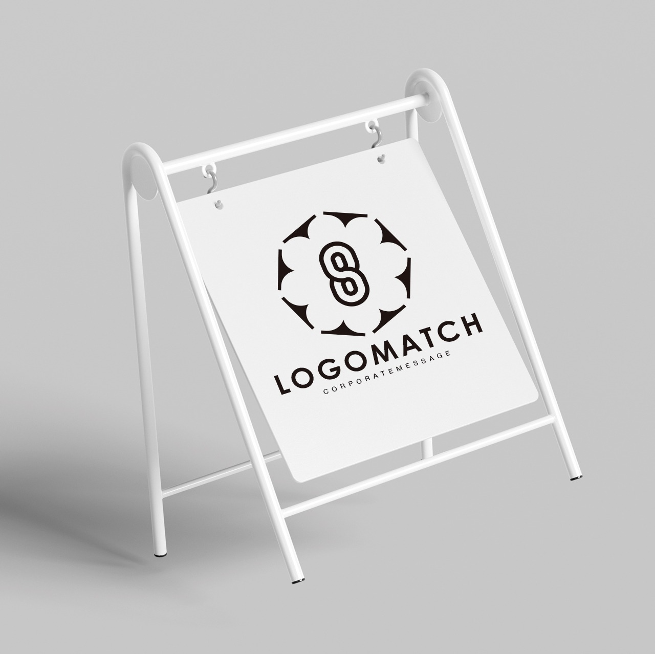 無限の可能性と8のロゴ