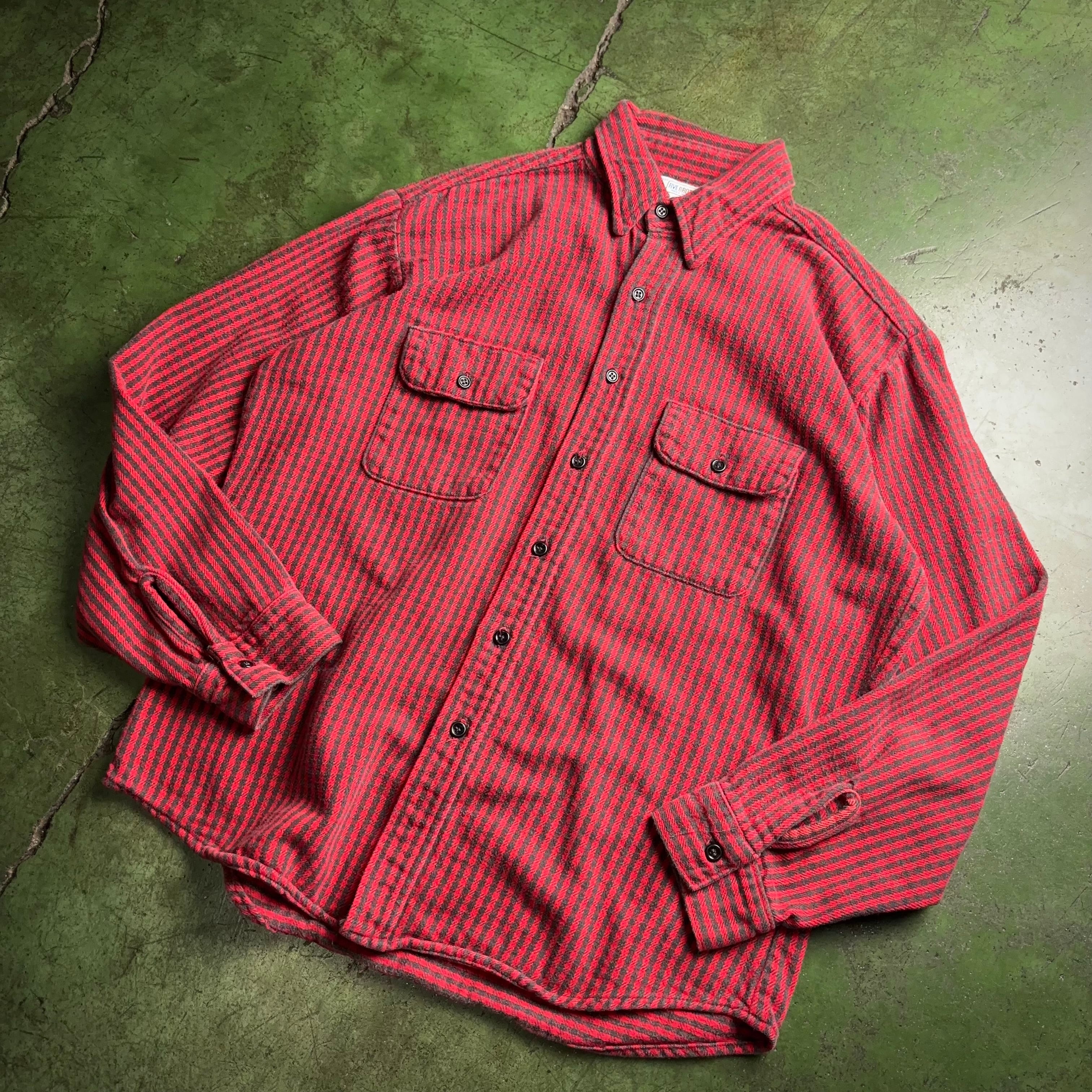70's~80's FIVE BROTHER Heavy Flannel Shirt 70年代 80年代 70's~80's FIVE BROTHER Heavy Flannel Shirt 70年代 80年代