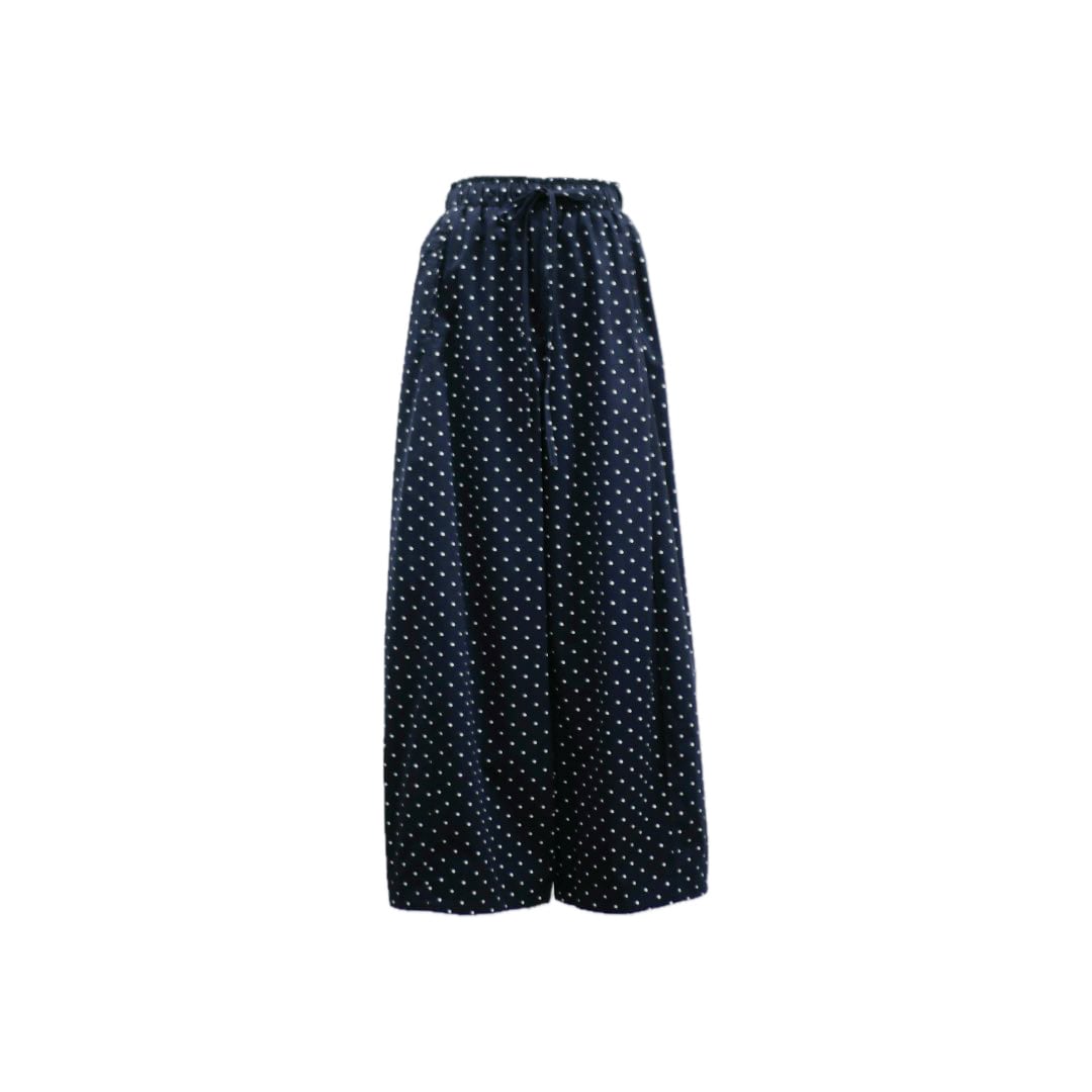 Calm dot curve pants