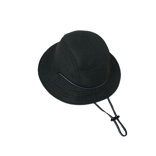 MOUNTEN.　double russell mesh jethat - black