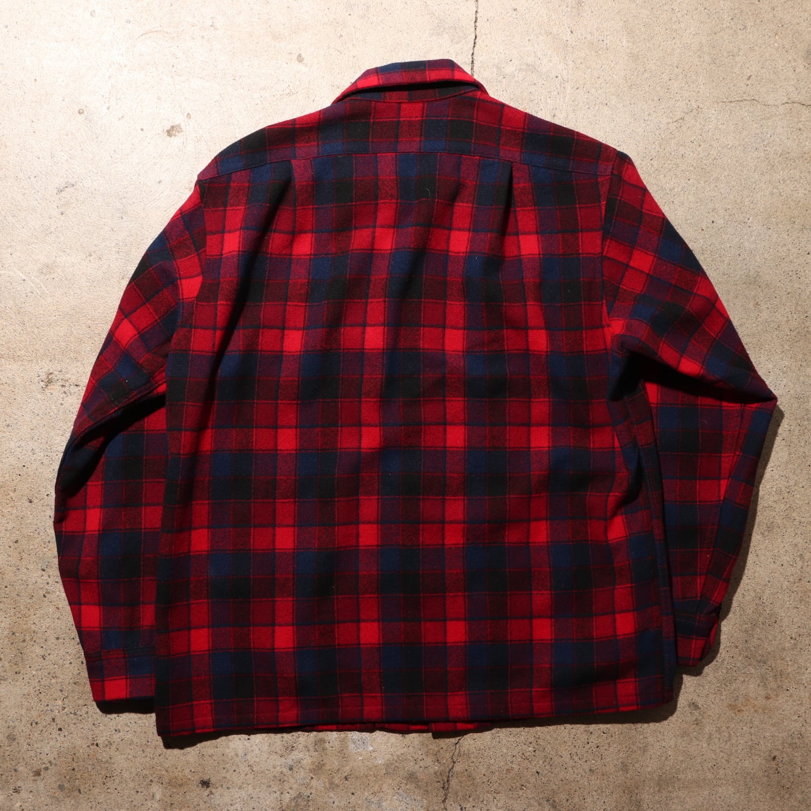 極美品 L 70s Pendleton ボードシャツ ペンドルトン チェック 赤 | ENCOUNT 