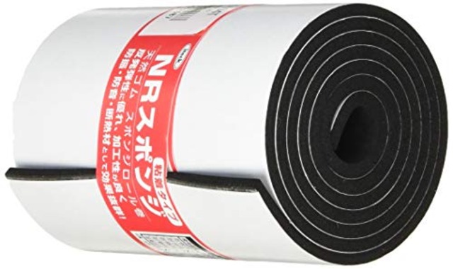 NRスポンジ 3mm厚 100×1000mm テープ付
