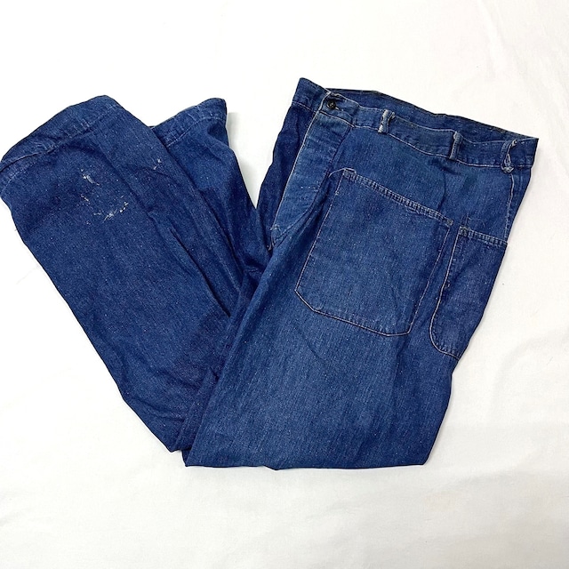 WW2 U.S.NAVY DUNGAREE DENIM TROUSER インディゴデニム巻きパンツ