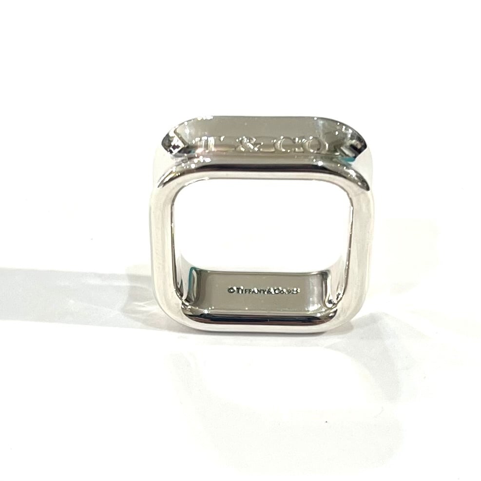 希少サイズ【TIFFANY&CO.】【13-14号】2901 T&CO 1837 スクエアリング