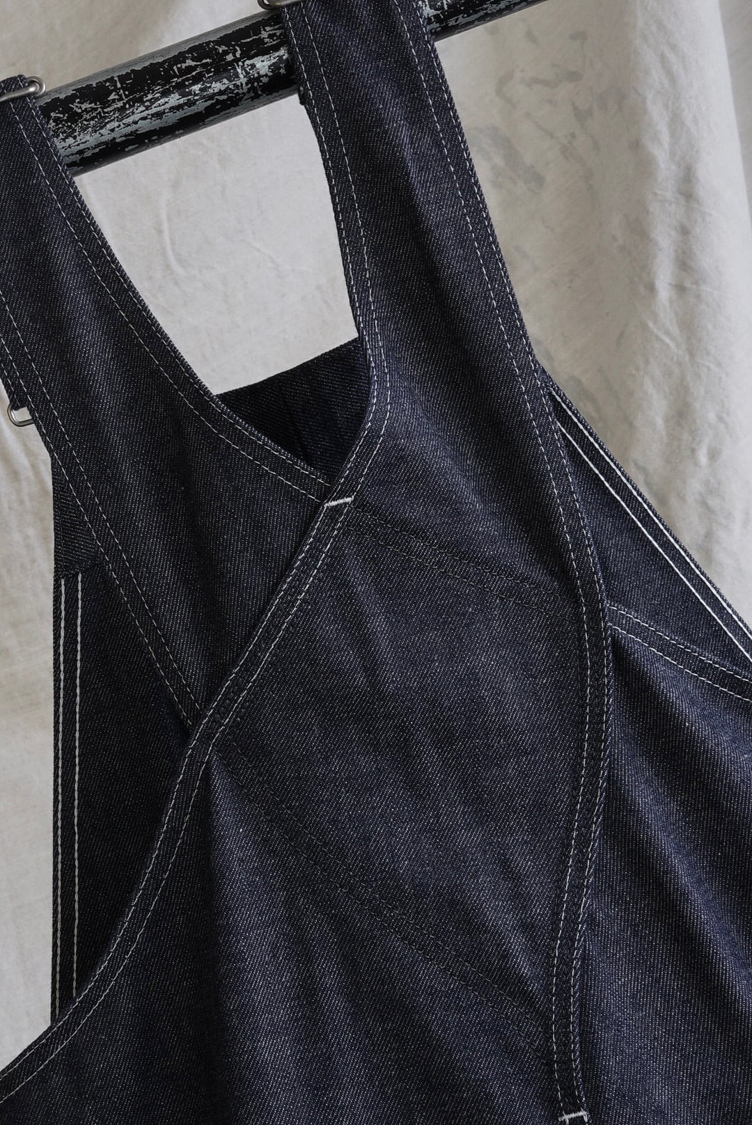 TUKI - 原田服飾研究所 - TYPE 2, LOOSE FIT SALOPETTES (INDIGO