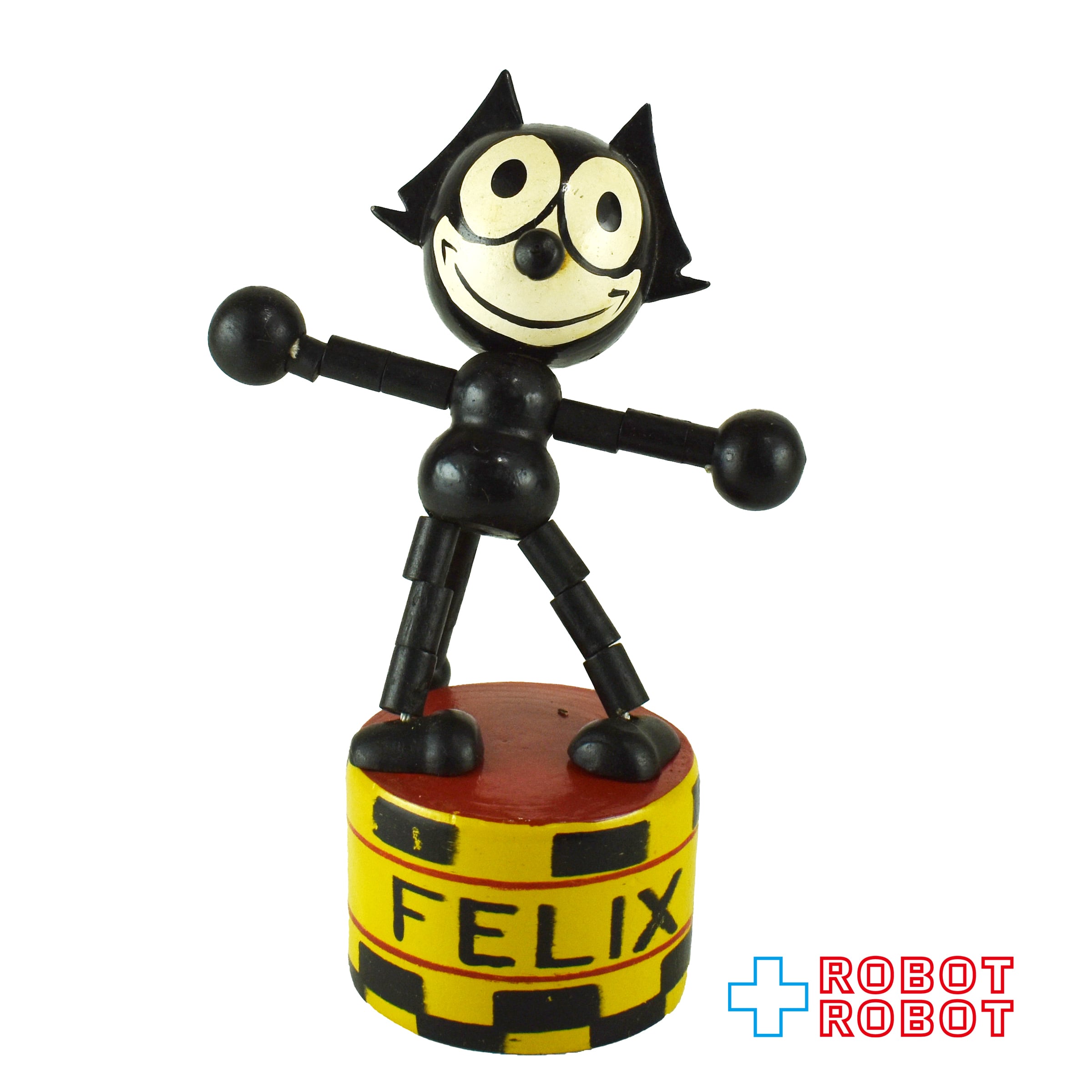 FTCP社 フィリックス・ザ・キャット 木製プッシュパペット | ROBOTROBOT