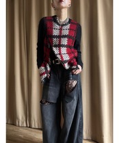 YASUTOSHI EZUMI zipper design knit-4564-3