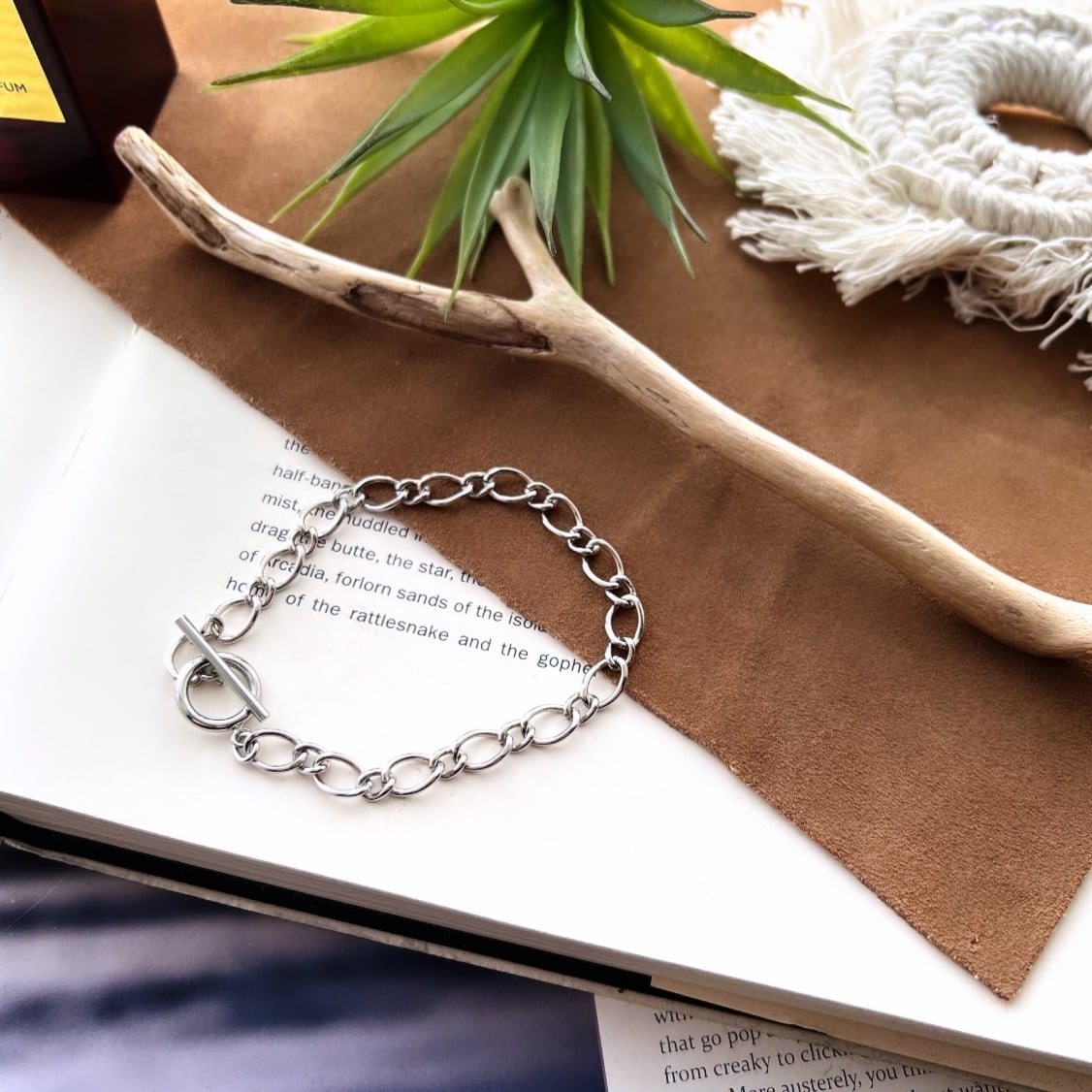 Cross Chain Bracelet【SILVER】 | Akto