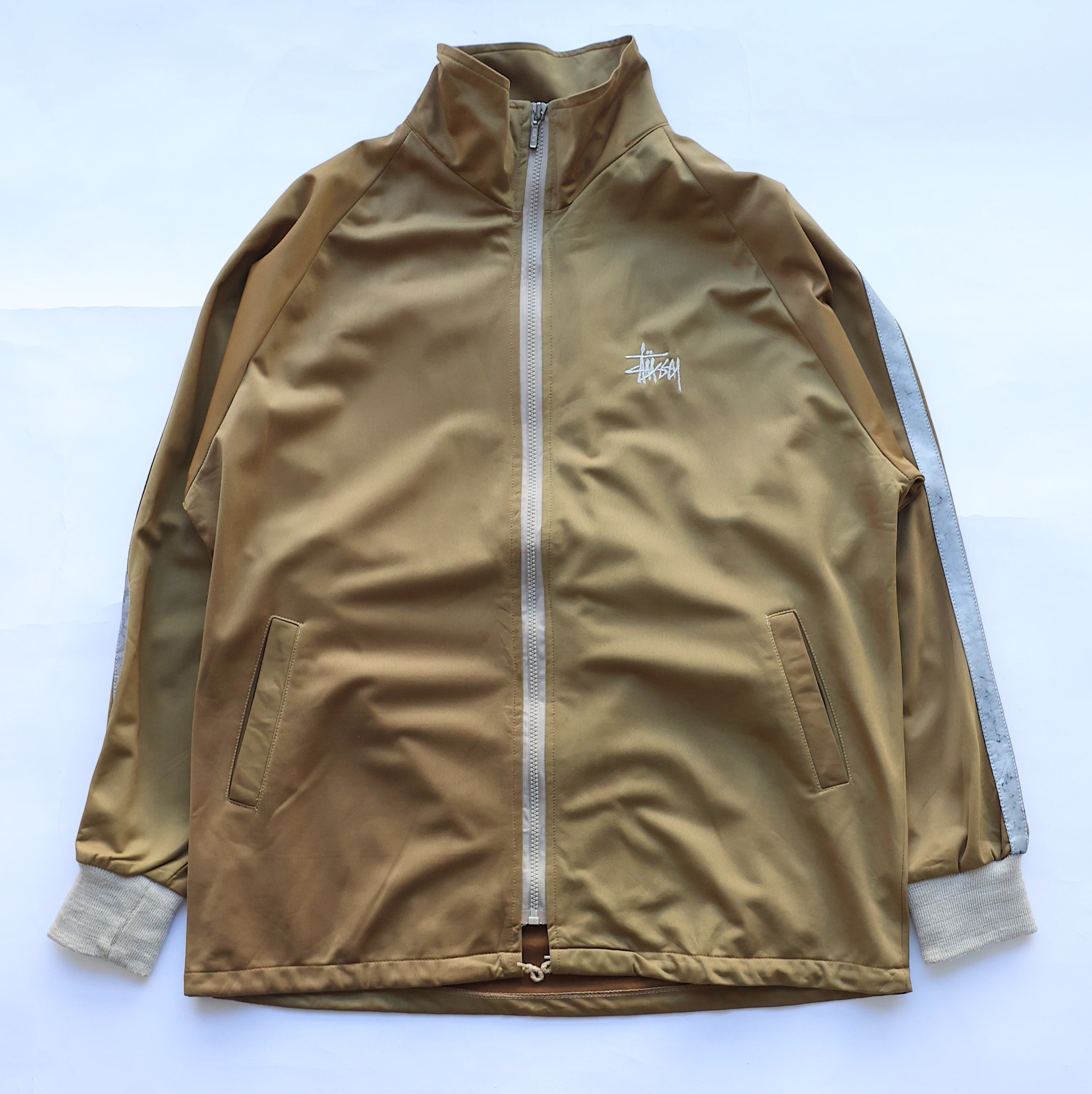 90S STUSSY REFLECTOR TRACK JACKET