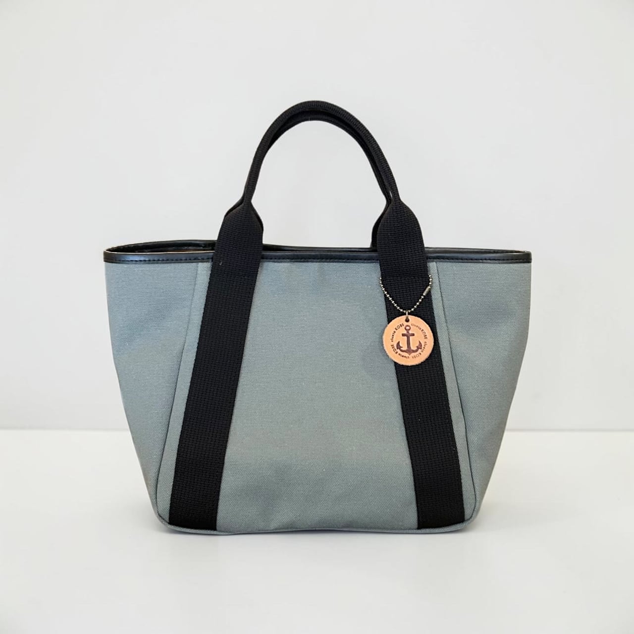 <SALE 30%OFF> いつものトート:ワサビ×クロ×Pクロ(国産帆布トートバッグ)