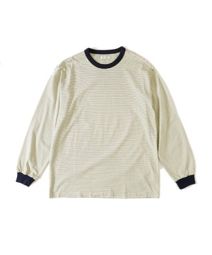 UNIVERSAL PRODUCTS./241-60105B ORIGINAL BODER L/S T-SIRTS (LIGHT YELOW)