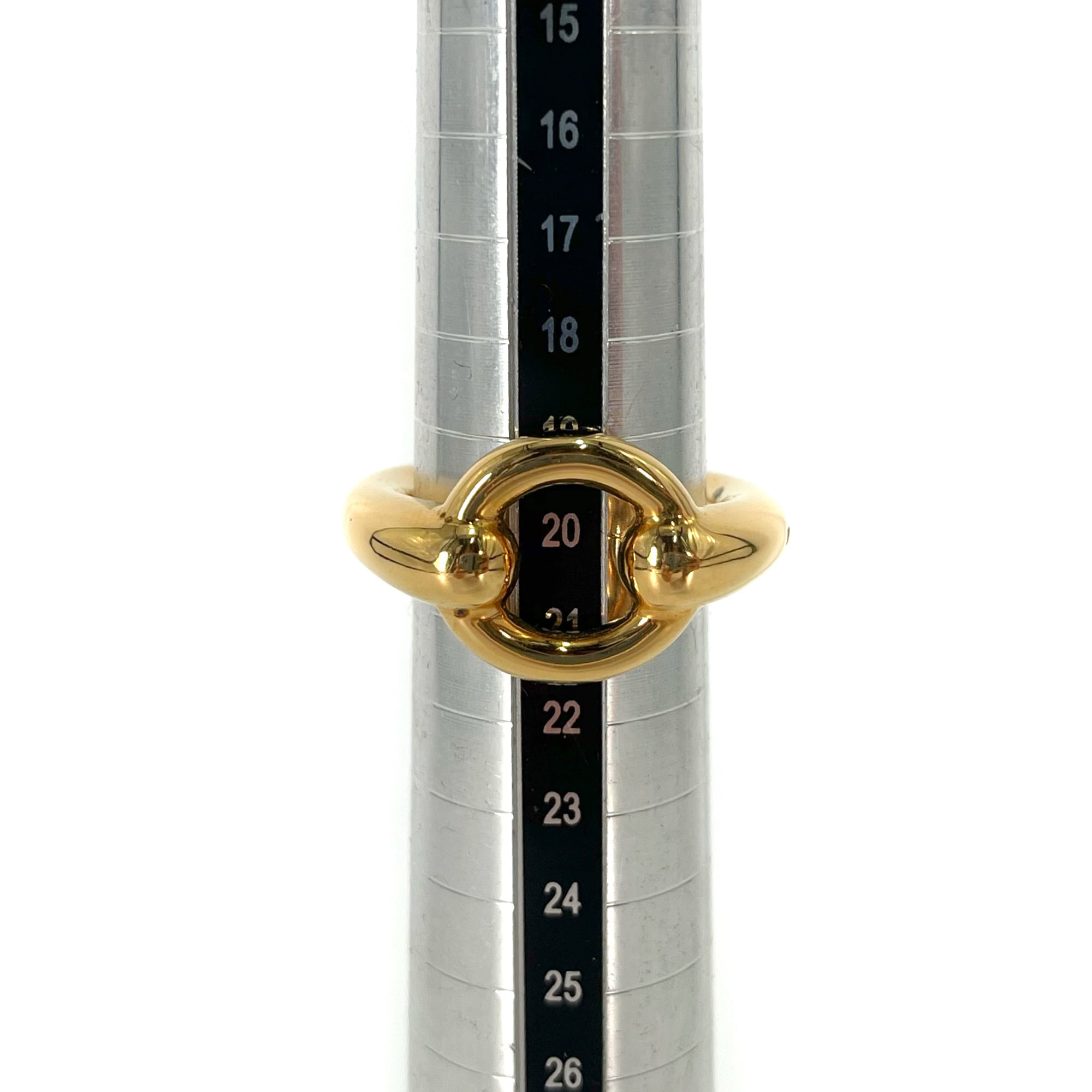 Hermès エルメス スカーフリング ホースビット ゴールド【中古品】B496 