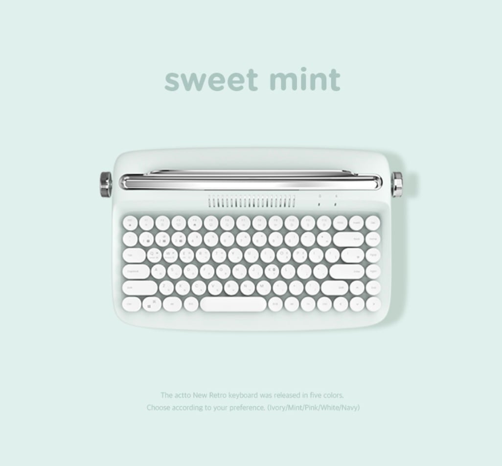 retro mini bluetooth key board B303 5colors / レトロ ミニ