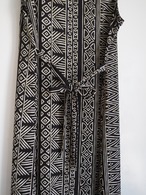 1990’s Ethnic Batik Pattern Sleeveless Dress