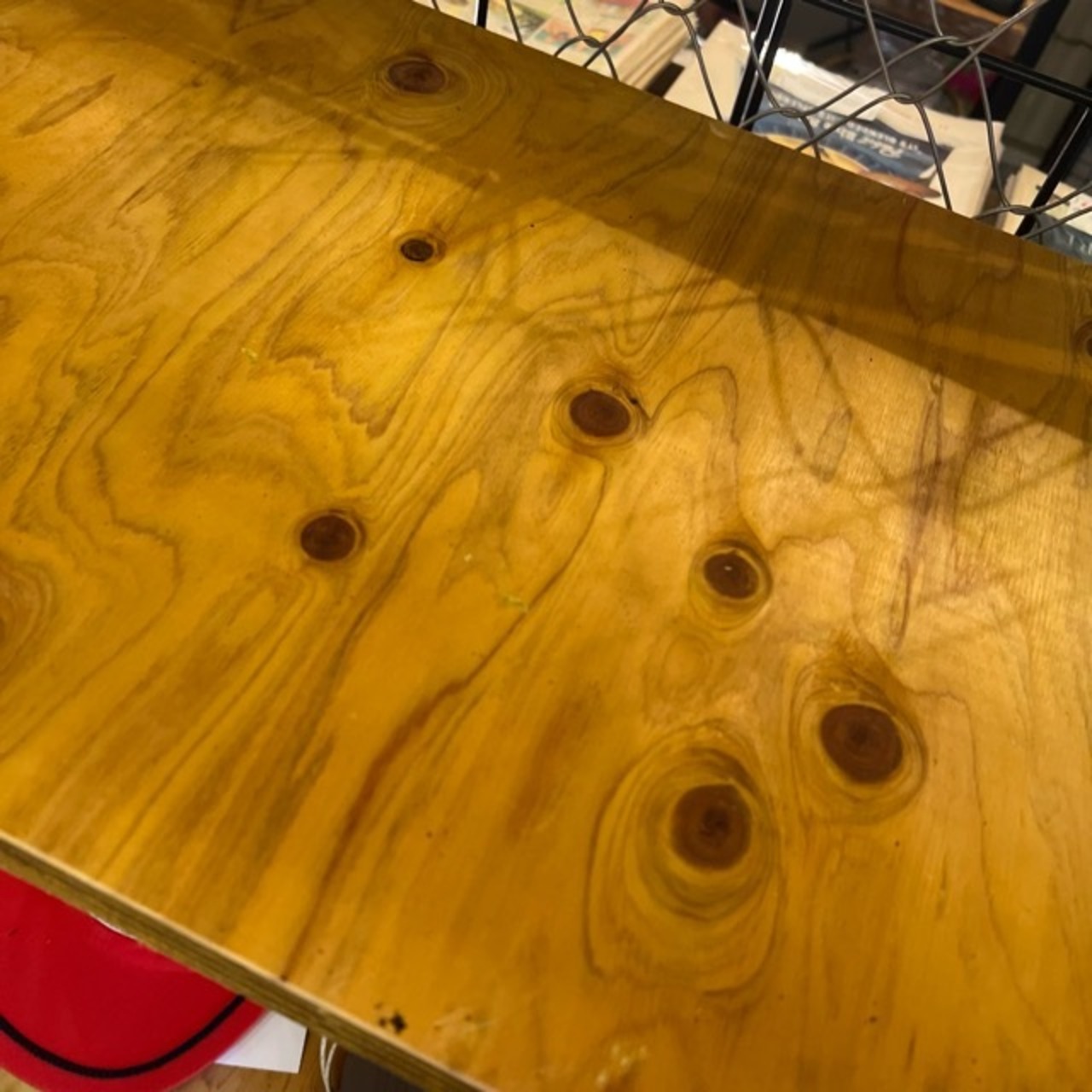 【店頭受取専用商品】TOPANGA　Furniture　ナチュラルウッド5段シェルフ　　ディスプレイ　什器　インテリア　シェルフ