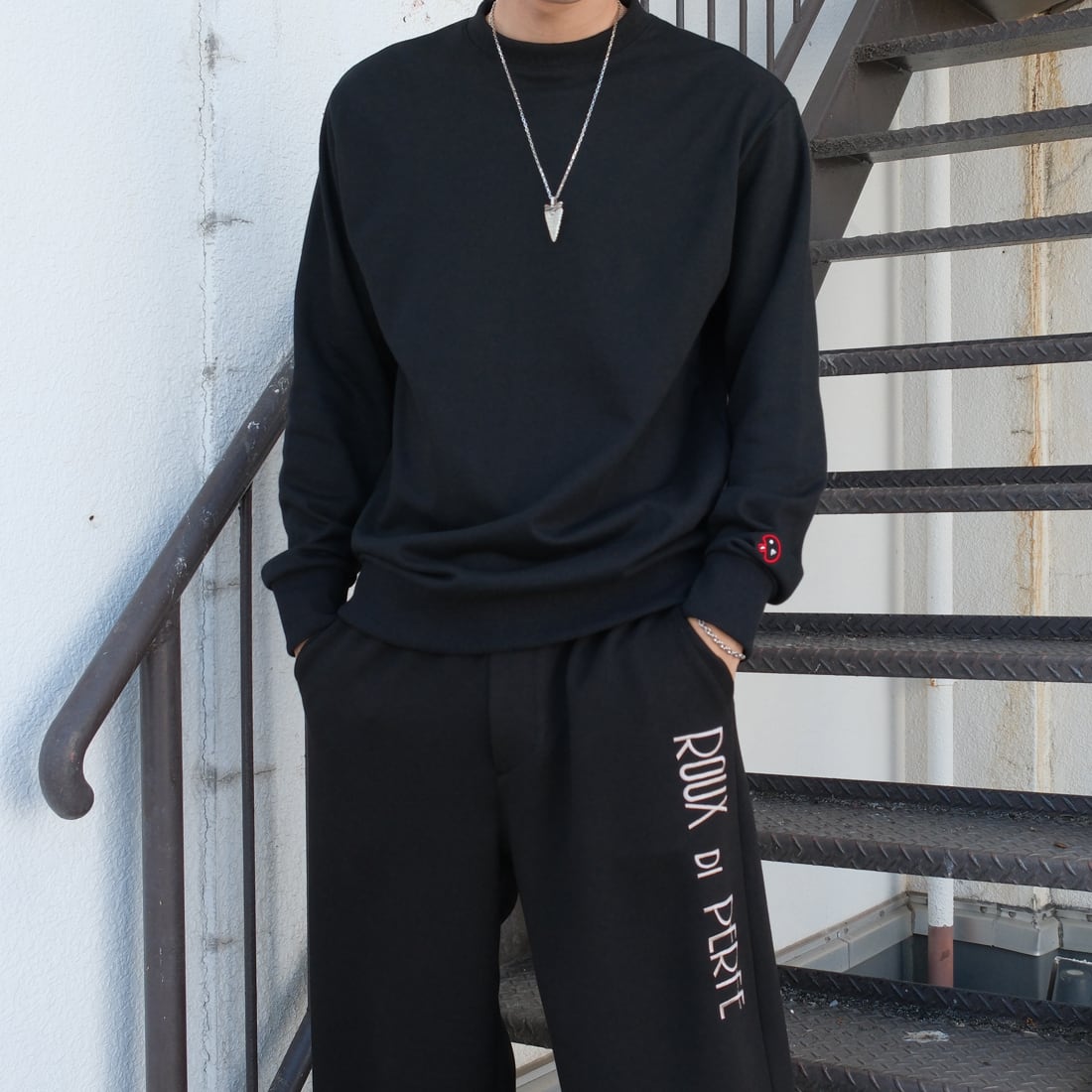 バックロゴ刺繍トレーナー | ROUX DI PERFE INTERNAZIONALE ルゥ・ディ