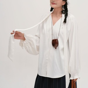 Ribbon Tie Blouse 502424