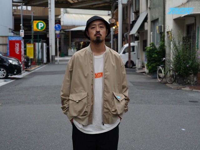 50%OFF!!　TASF  /   MA-1系 ブルゾン  /  Beige