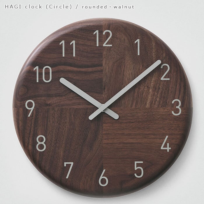 HAGI clock ( circle ) rounded / SASAKI | クラフト舘 ～雄大な北の